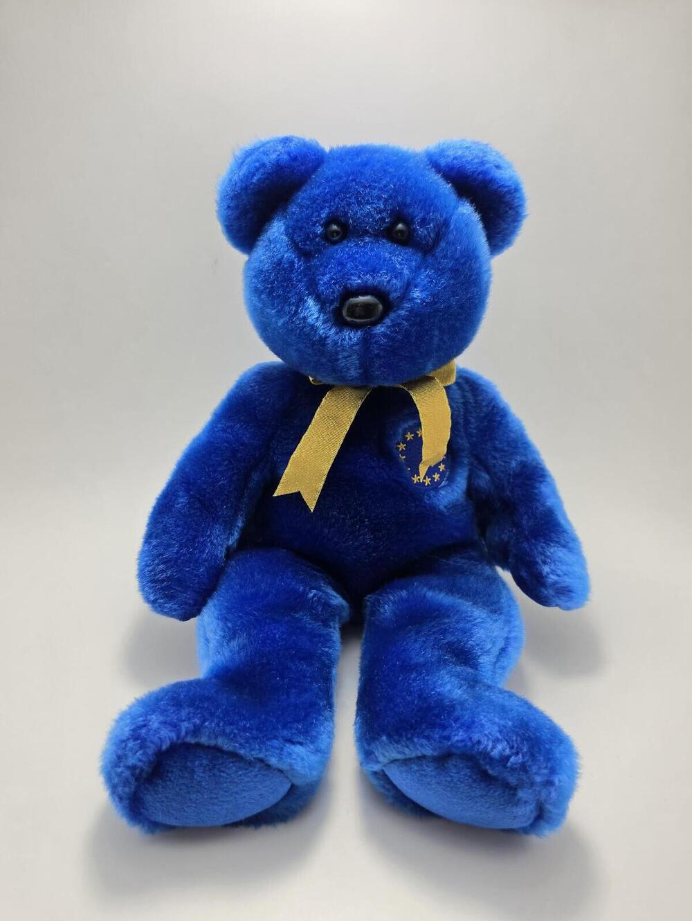 Ty Beanie Buddy “Unity” the Blue Bear - No Hang Tag (8.5 inch)